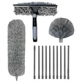 2-in-1 Telescopic Ceiling Duster & Window Cleaning Brush Kit