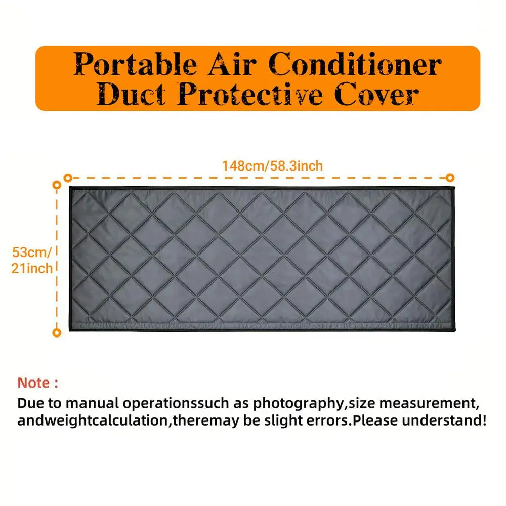 Portable AC Hose Insulation Quilted Thermal Cover Sleeve