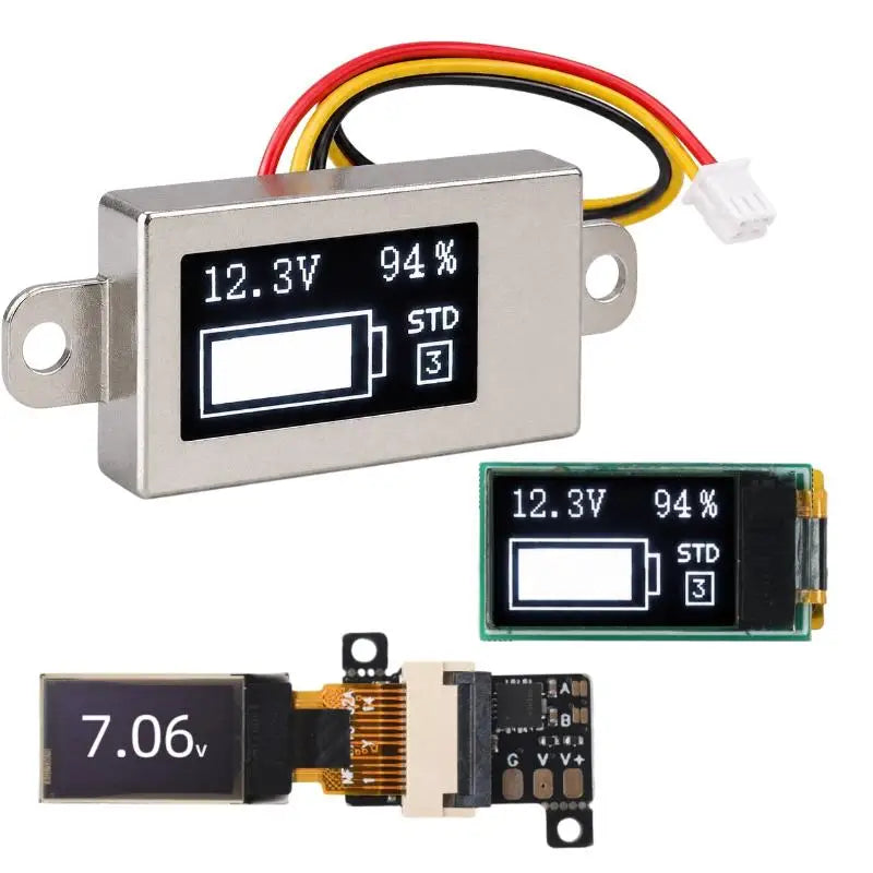 OLED Digital Voltmeter Battery Tester 1-6S DC 0-30V
