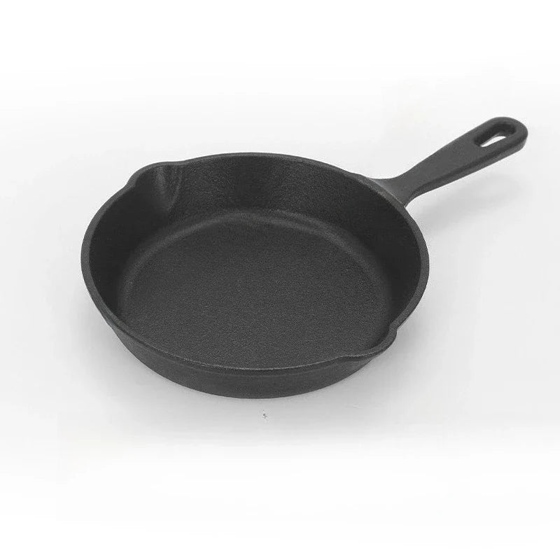 FEB.WIND Cast Iron Skillet – Round Frying Pan & Griddle