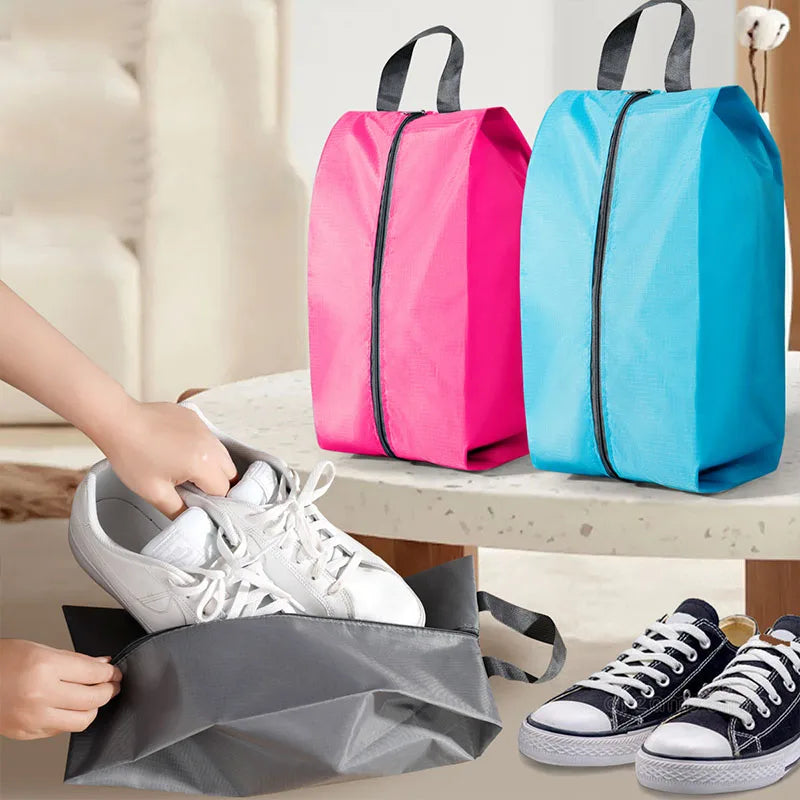 Waterproof Shoe Storage Bag | Nylon, Zipper, Travel & Home