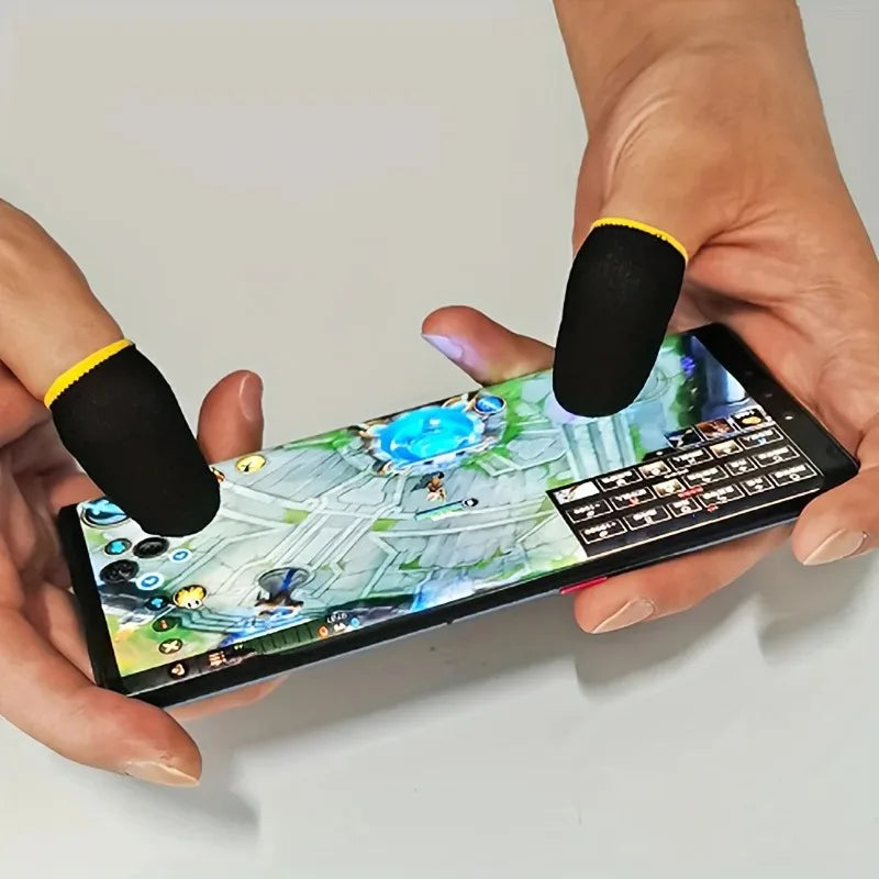Gaming Finger Sleeves – Sweat-Proof Touchscreen Cover 2/4pc