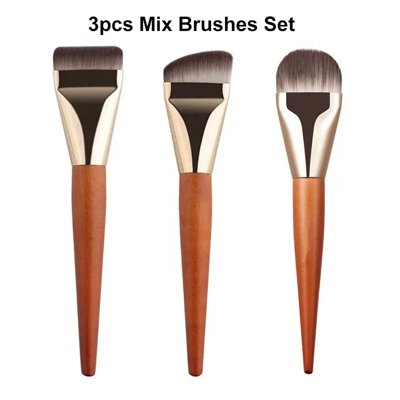 Ultra Thin Foundation & Contour Brush Set | Soft Blending