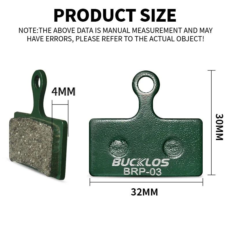 BUCKLOS Ceramic Disc Brake Pads – MTB & Road Hydraulic Brakes