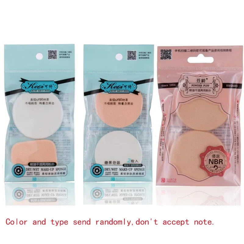 2Pcs Sponge Makeup Puff Foundation Blender Set | VanKood
