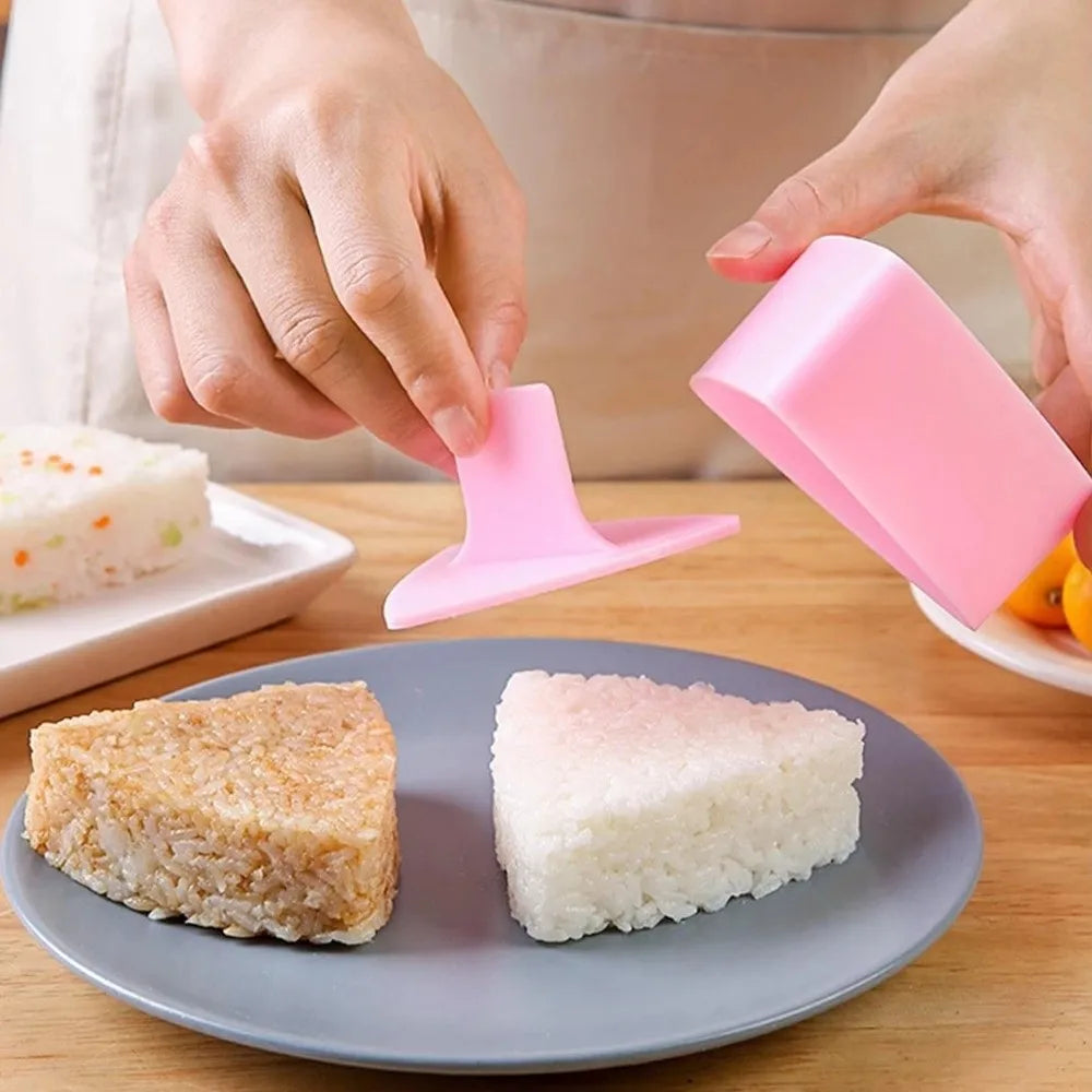 Triangle Onigiri Mold – Non-Stick Rice Ball Sushi Maker Kit