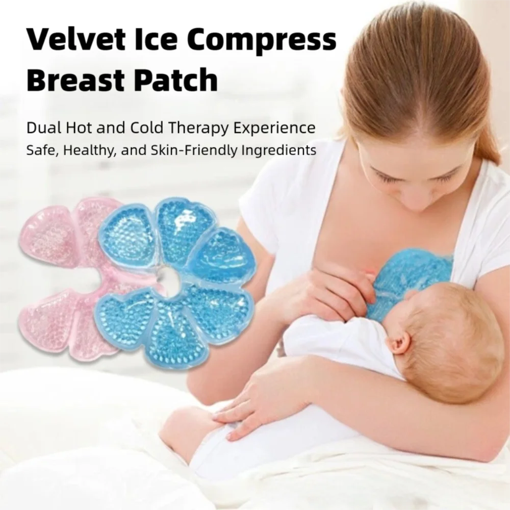 Petal Breast Therapy Gel Pads – Reusable Ice Compress 2-Pack