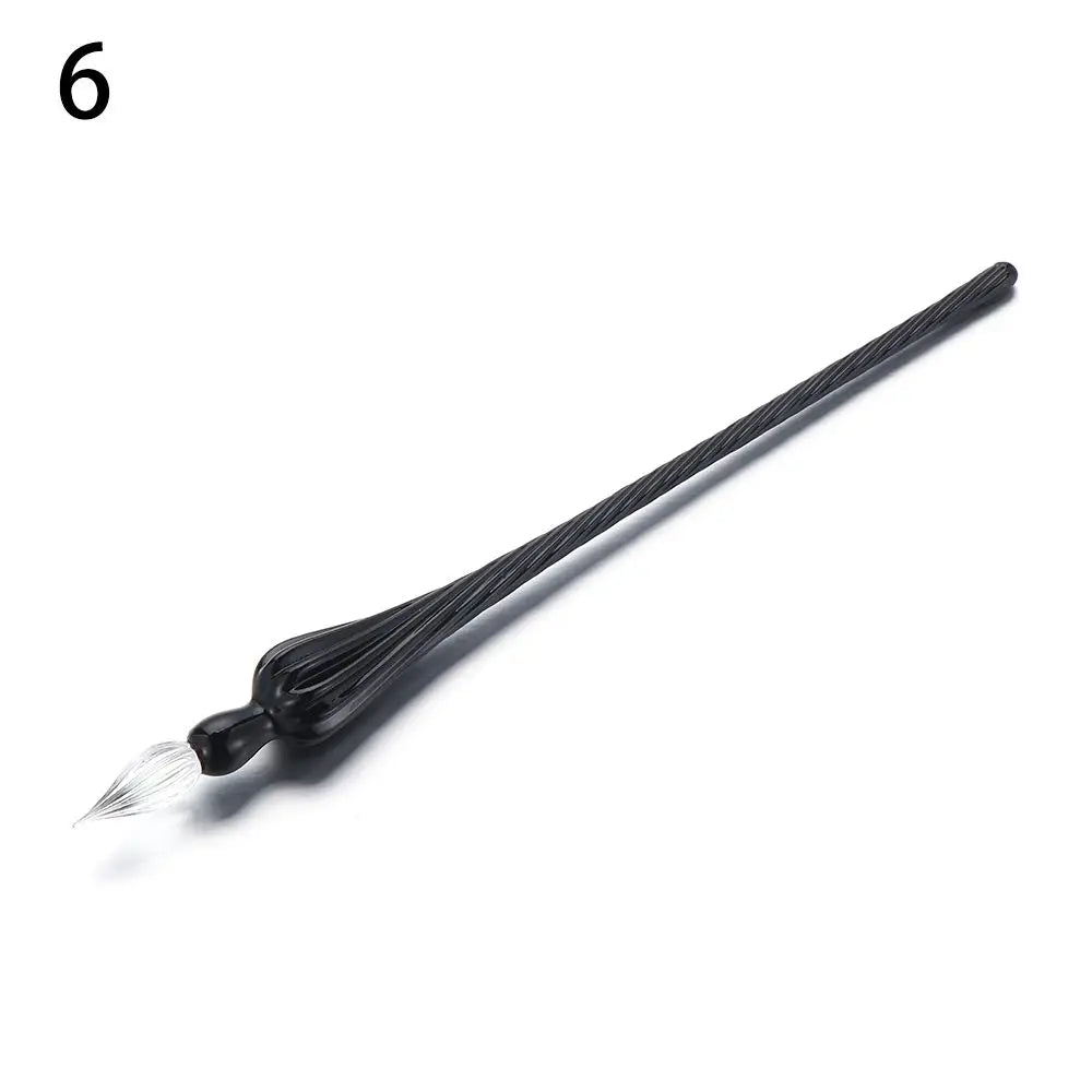 Vintage Glass Dip Pen for Calligraphy, Signature & Art
