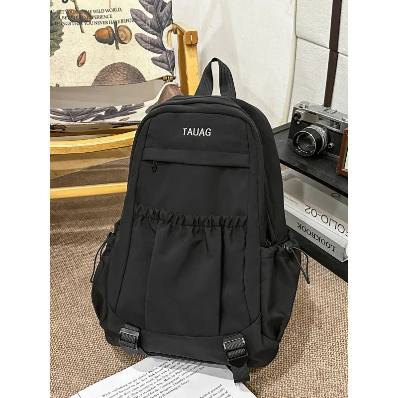 Nixie Color-Block Nylon Backpack | Travel & College Bag