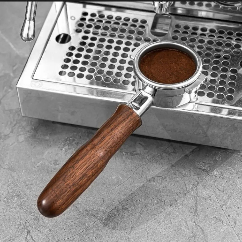 M10 Revolving Solid Wood Portafilter Handle 51/53/58mm
