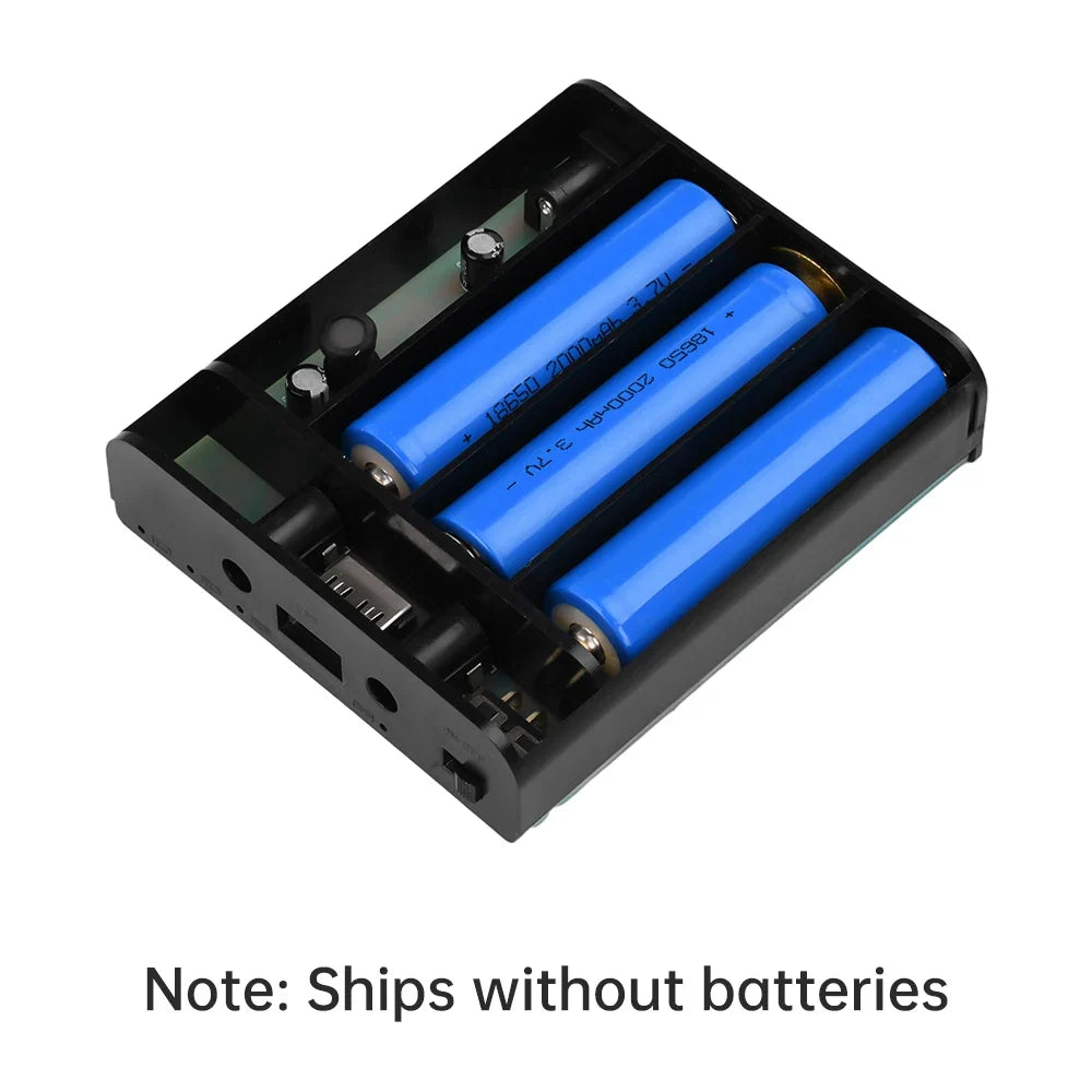 3-Cell 18650 Solderless UPS Power Box – 5V 9V 12V Router