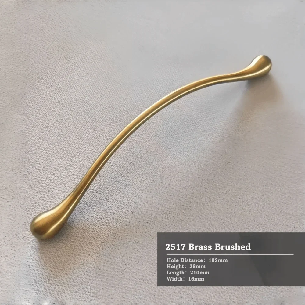 Retro Zinc Alloy Cabinet Handles | French Style Door Pull Gold/Silver