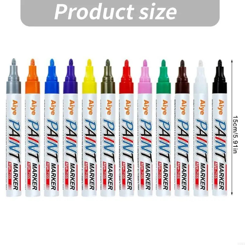 Oil-Based Paint Markers for Headstones & Granite – 8-Color Set