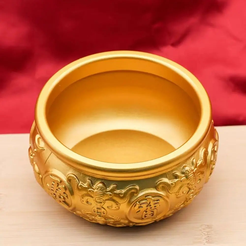 Brass Cornucopia Treasure Bowl – Good Luck Desktop Ornament