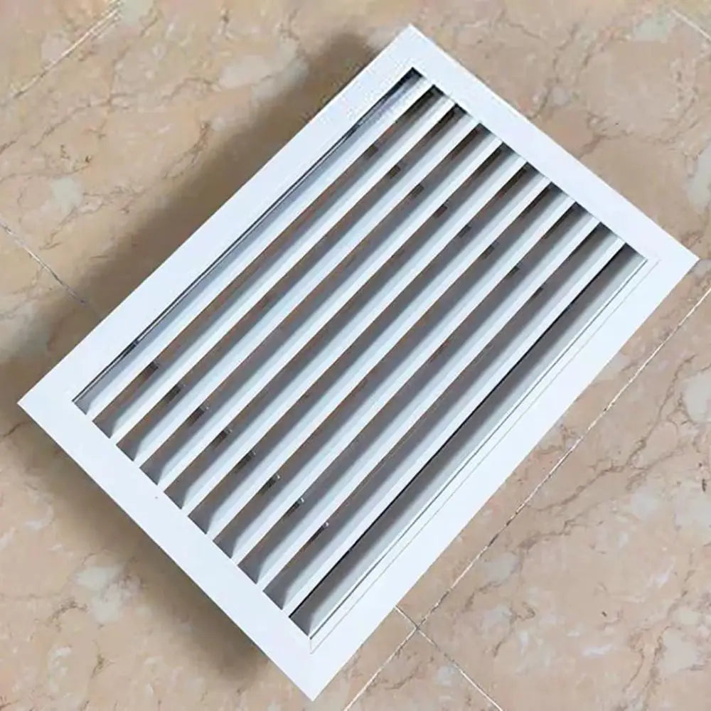 Aluminum Alloy Square Air Vent Grille White Return Vent Cover