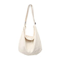 Large Canvas Crossbody Shoulder Bag & Tote – Unisex Hobo Bag