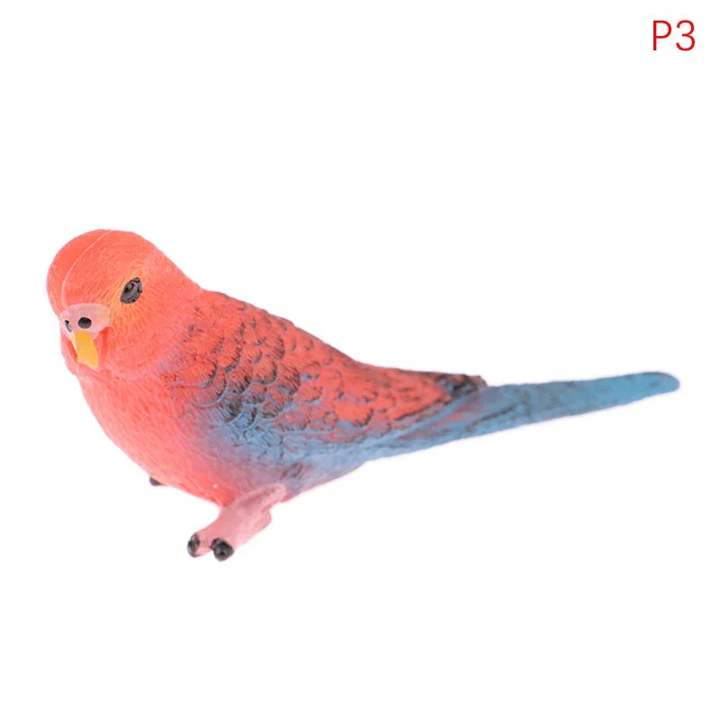 Simulation Parrot Figurine Miniature Ornament & Photography Prop