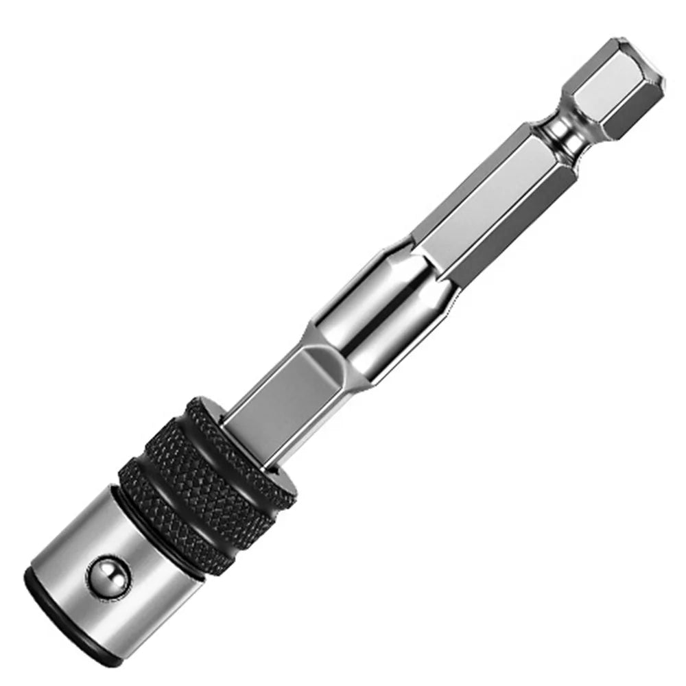 Quick-Release Drill Bit Extension Rod Self-Locking Adapter