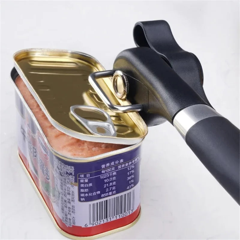 Manual Side-Cut Can Opener – Stainless Steel Kitchen Tool