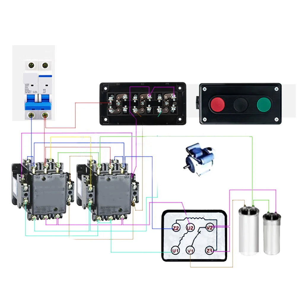LA4-2H/3H Industrial Pushbutton Switch Box | Start Stop Control