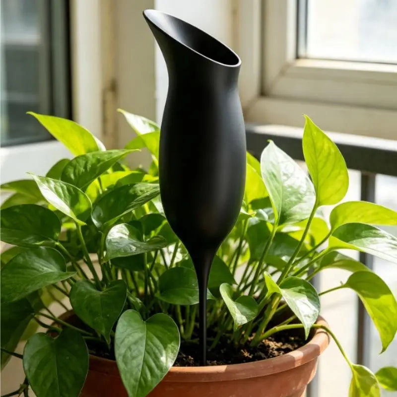 Wine Glass Self-Watering Device for Indoor Potted Plants