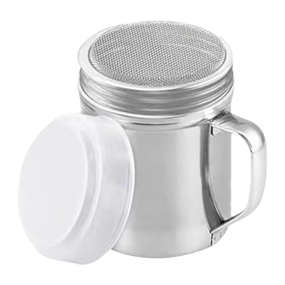 Stainless Steel Powdered Sugar & Spice Shaker with Handle