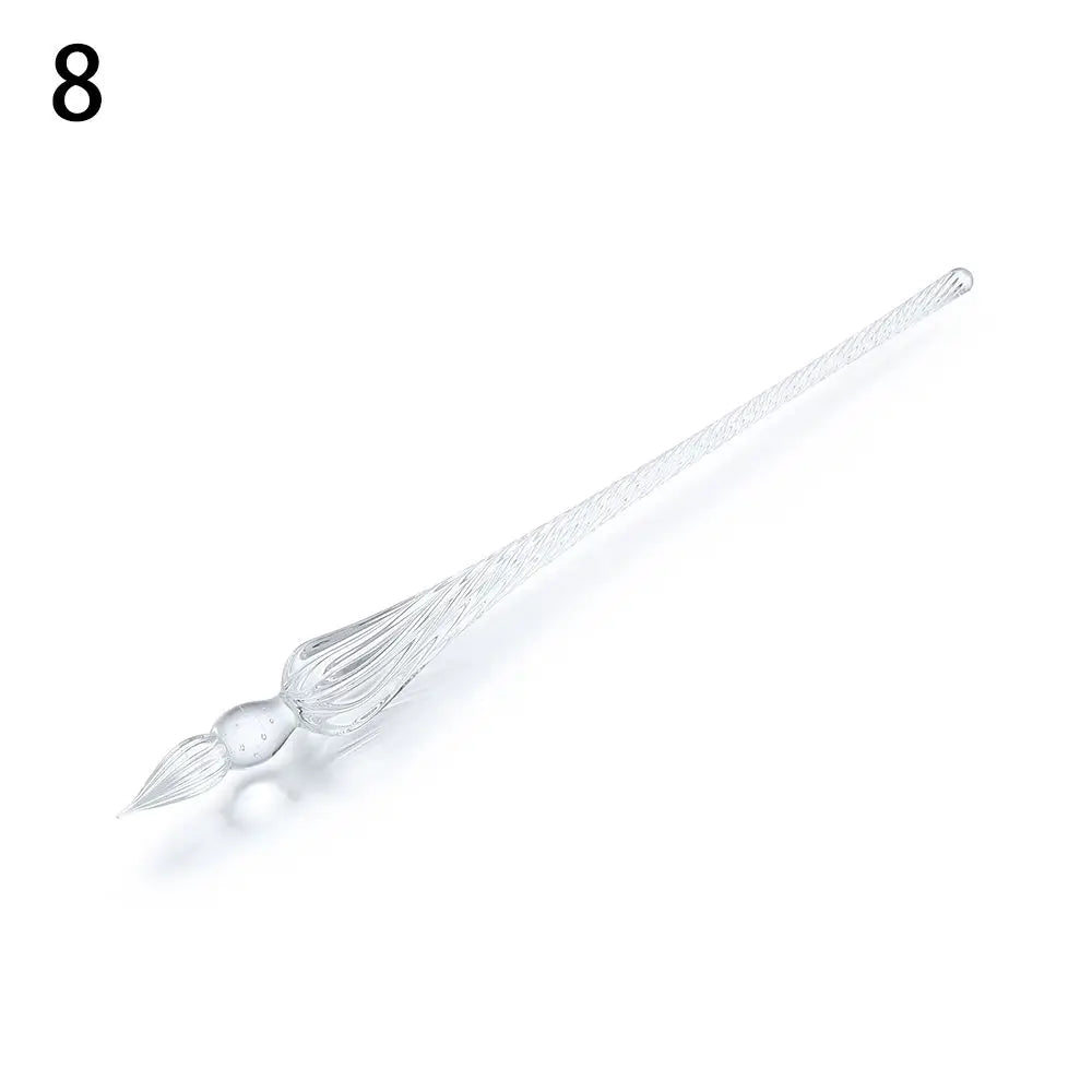 Vintage Glass Dip Pen for Calligraphy, Signature & Art