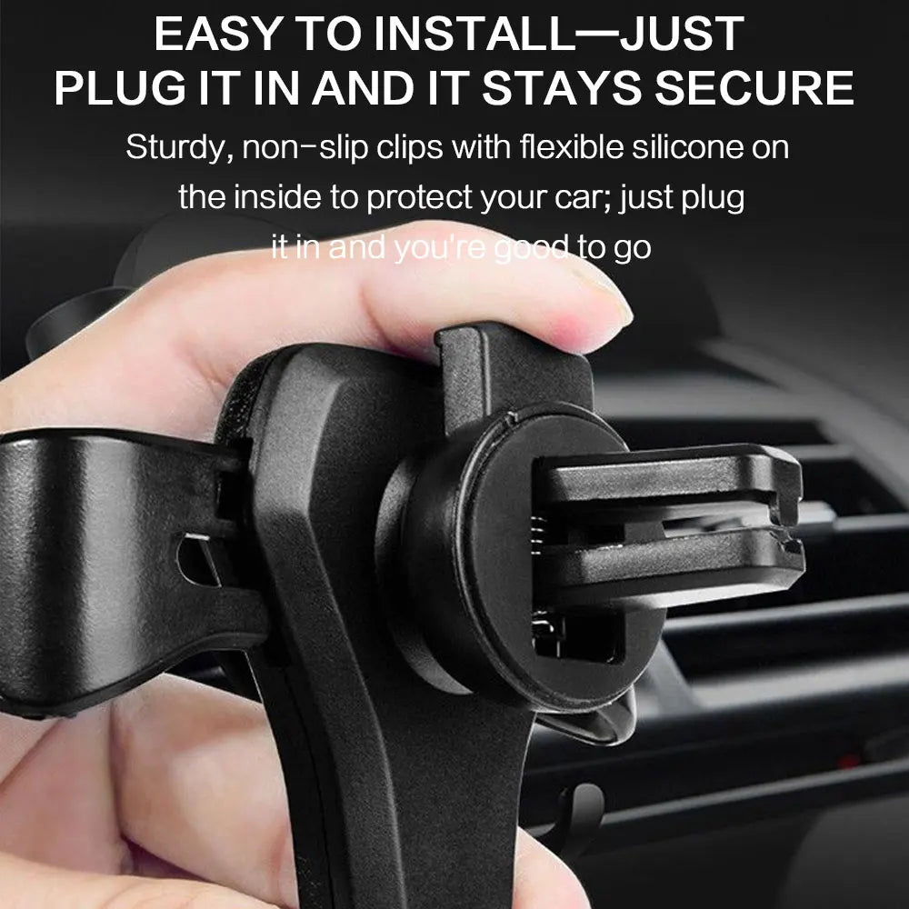STONEGO Gravity Car Phone Mount – Air Vent Clip 360° Holder