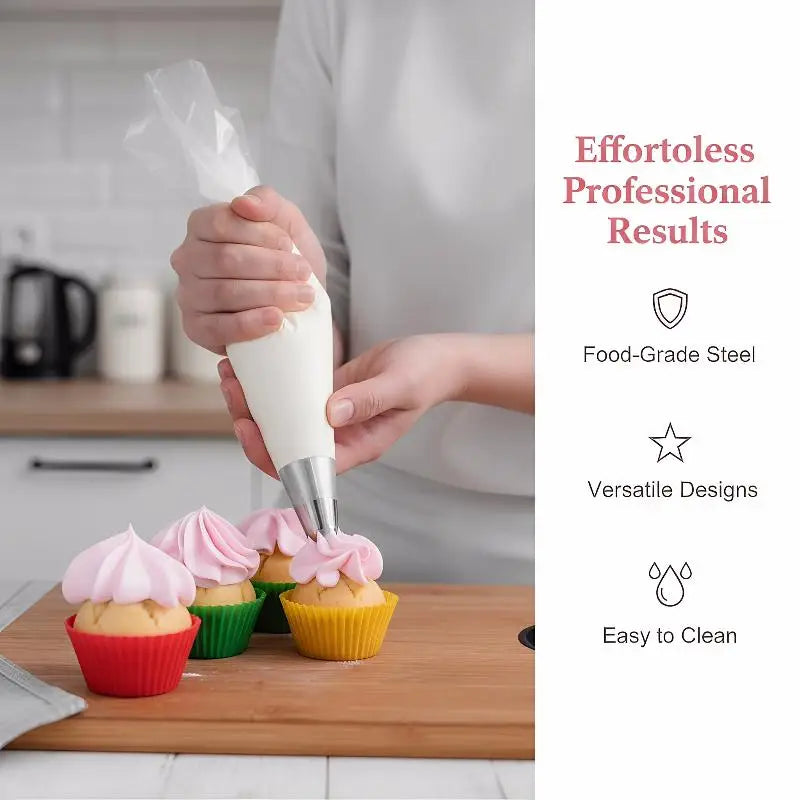 Square Icing Piping Nozzles – Cake Decorating Pastry Tips Set