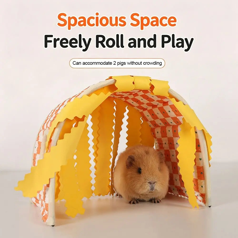 Guinea Pig Tunnel Hideout – Breathable Hamster Nest & Play Tube
