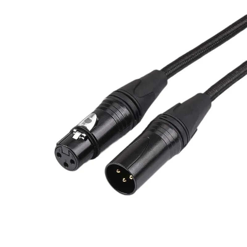 XLR Male to Female Audio Cable – Mic, Speaker & Studio