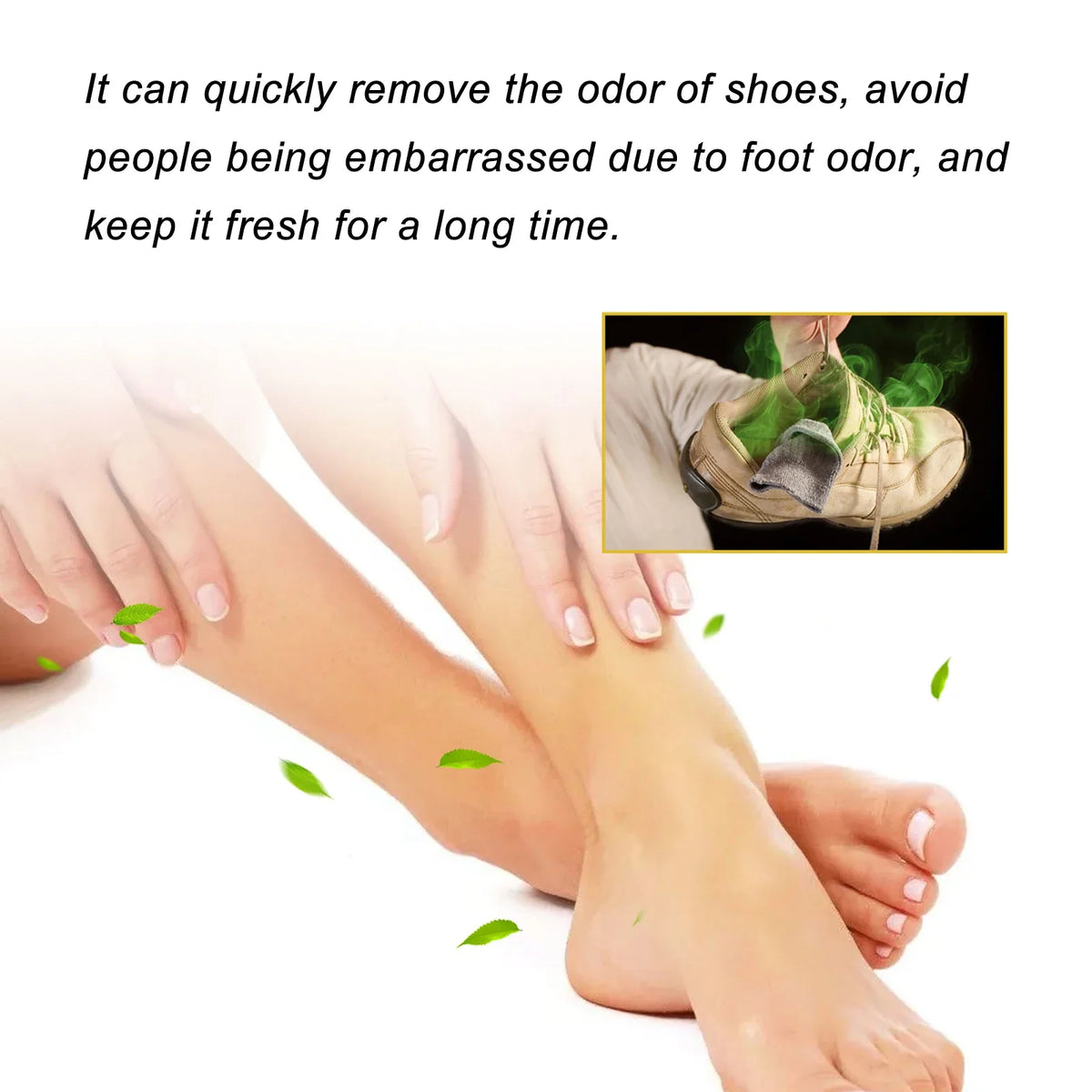 Ximonth Deodorizing Shoe Patches – Anti-Odor Inserts 20 Pack