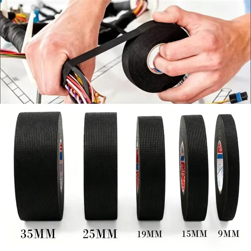 Heat-Resistant Cloth Tape for Automotive Wiring Harness 19/25mm