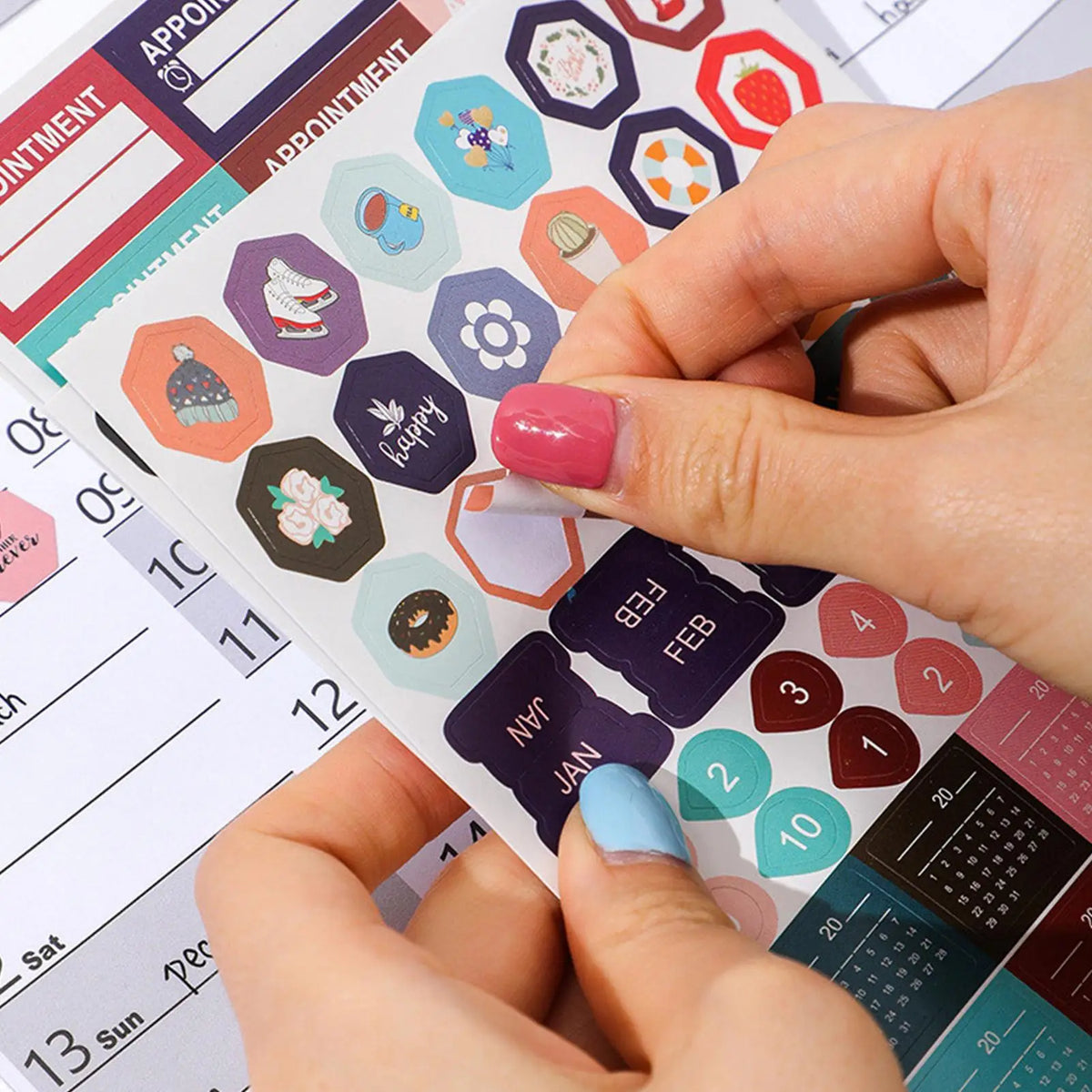 2026 Reusable Monthly Wall Calendar – Home, Office & School