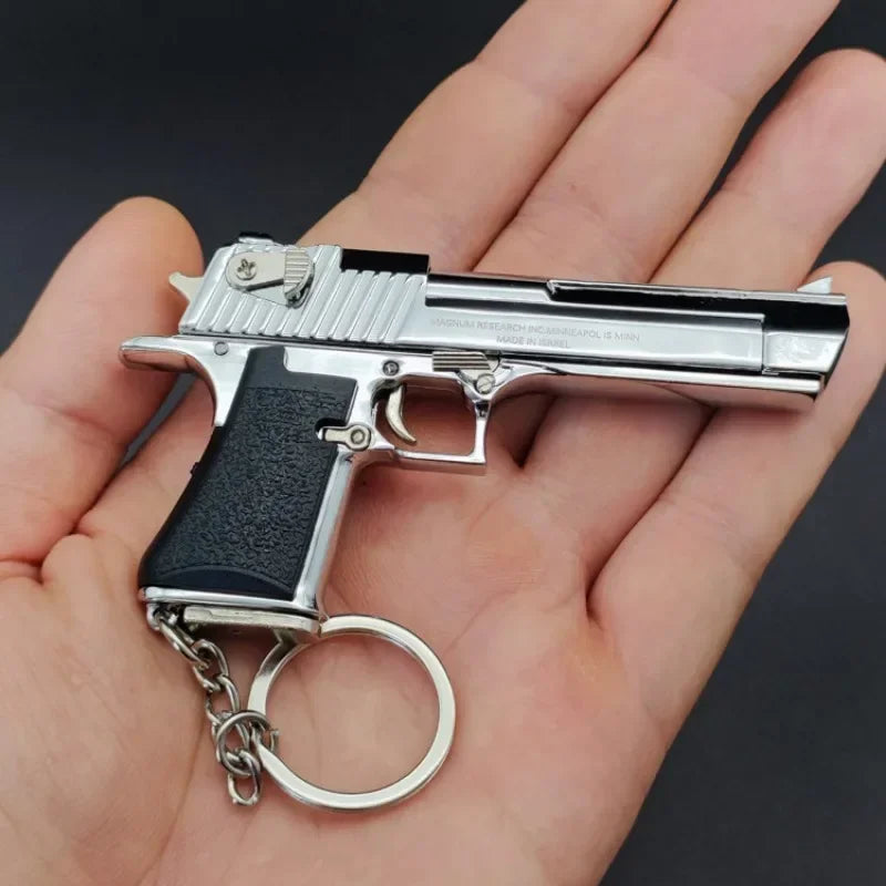 1:3 Scale Metal Desert Eagle Mini Model Keychain | Boys Gift