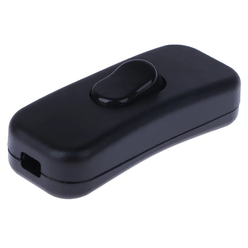 AC 250V Inline Rocker Toggle Switch for Table Lamp & LED Light