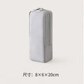 Foldable Standing Makeup Brush Case | Elastic Bands & Mesh Pocket