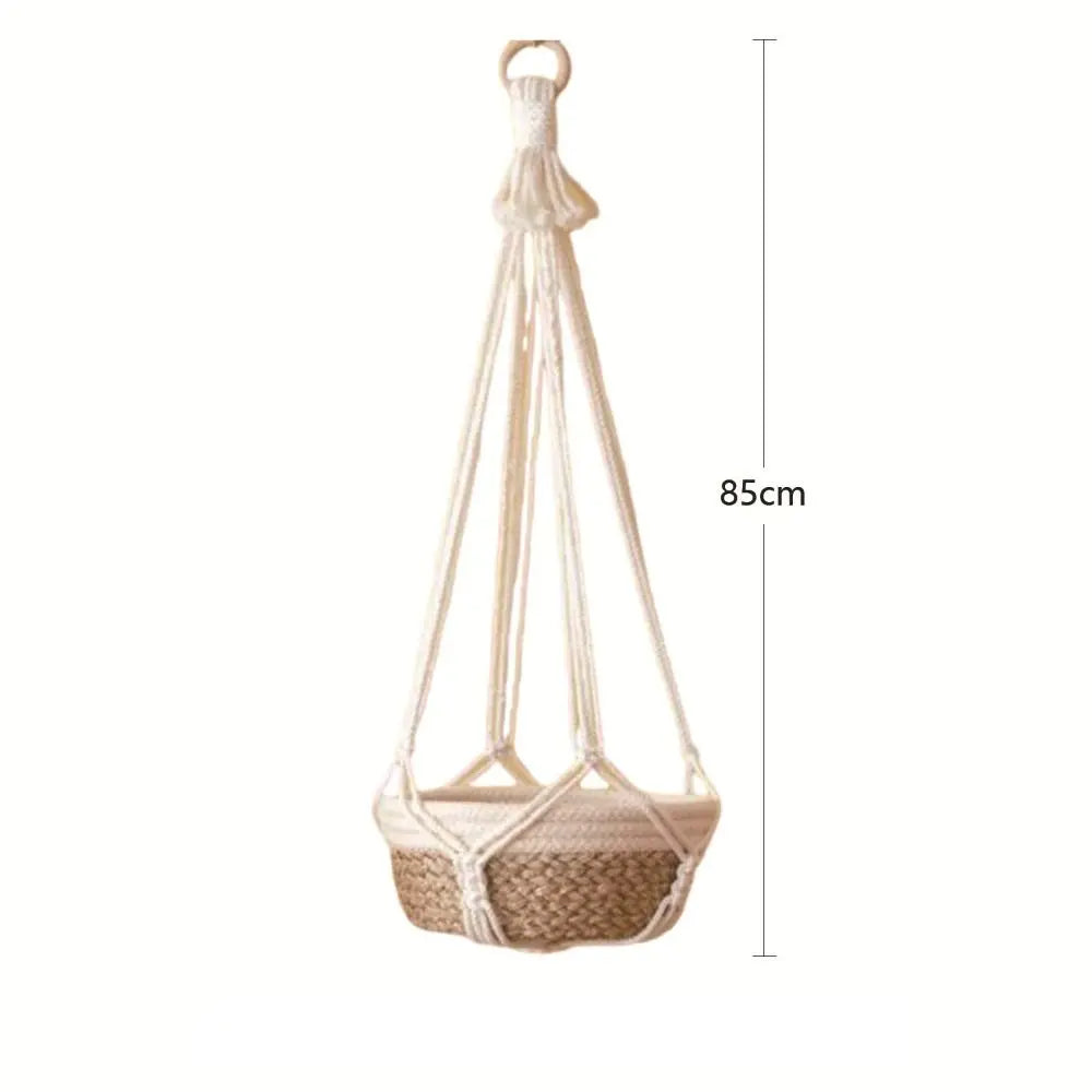 Macrame Plant Hanger Cotton Rope – Indoor & Balcony Décor