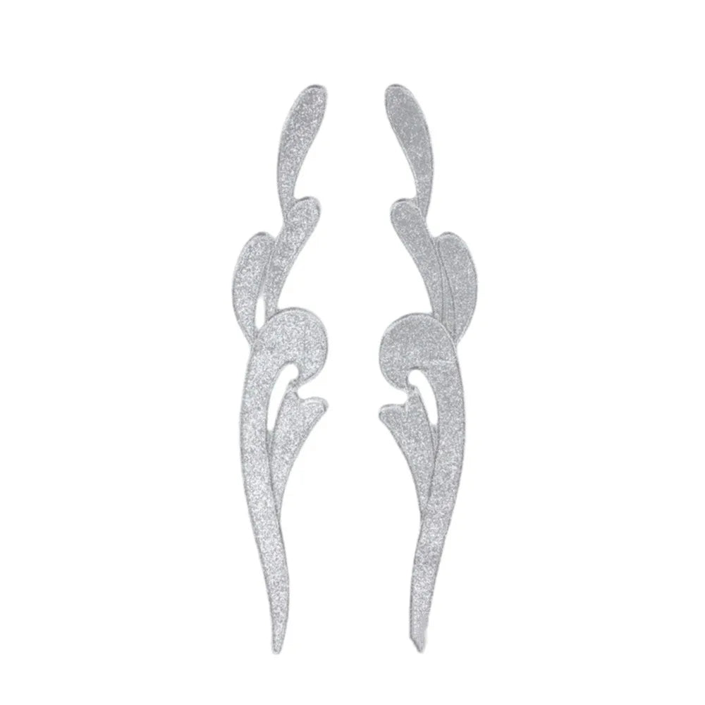 2-Piece Baroque Embroidery Applique Patch – Gold & Silver Sequin