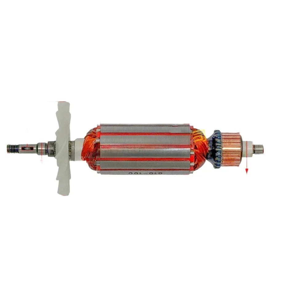 Copper Rotor for G10-100 Angle Grinder – Replacement Motor Part