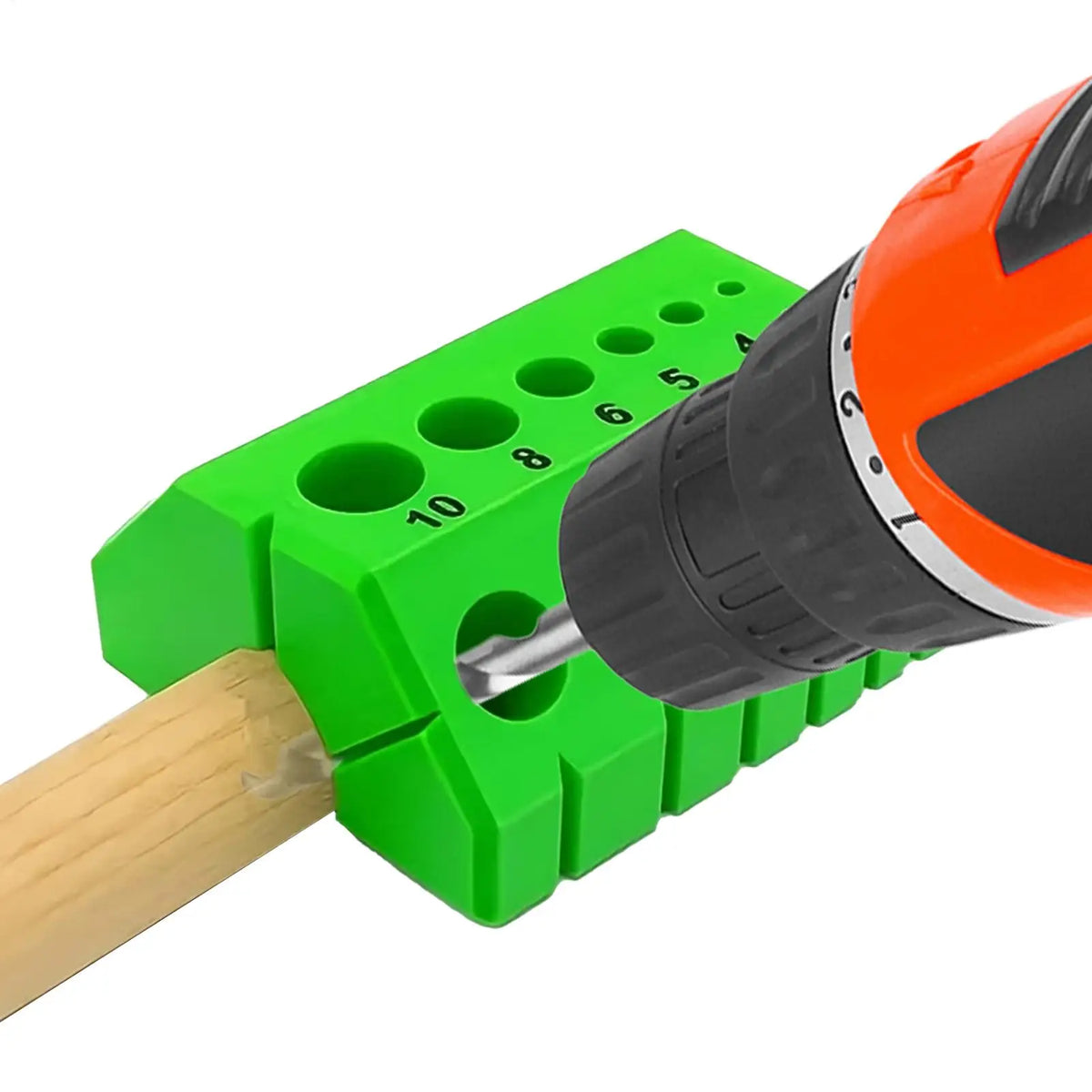 3D Printed Drill Guide Block – 45° & 90° Angle Bit Jig
