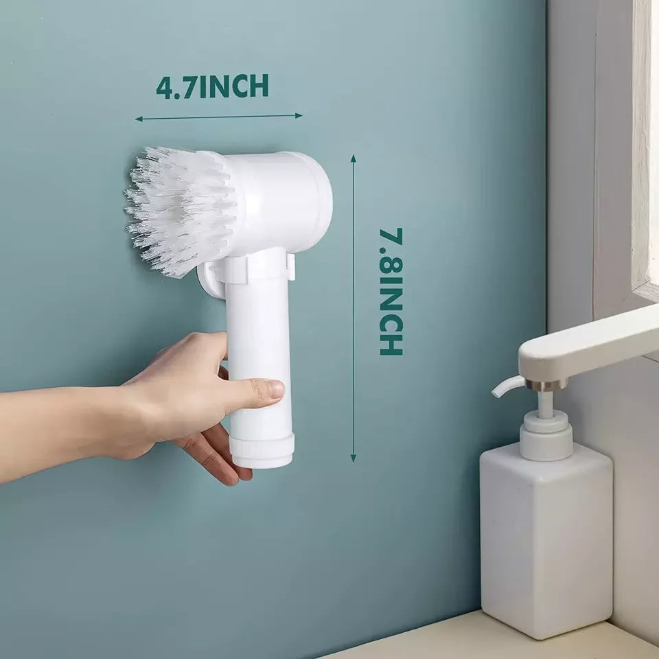 3-Head Cordless Electric Spin Scrubber | Kitchen & Bathroom