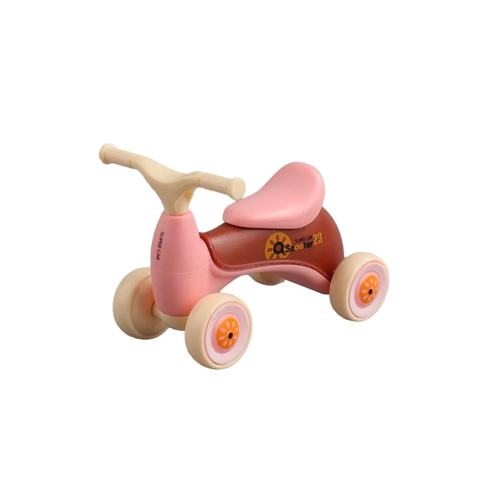 Miniature Plastic Scooter Dollhouse Decoration | Mini Balance Car
