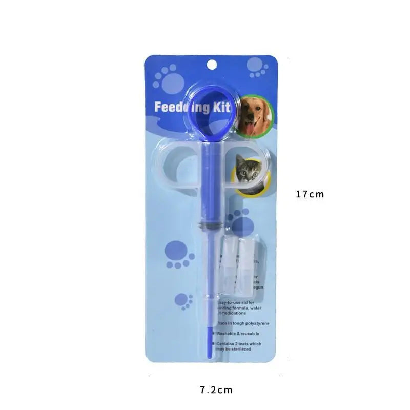Pet Pill Dispenser Soft Silicone Tip – Cat & Dog Medicine Tool