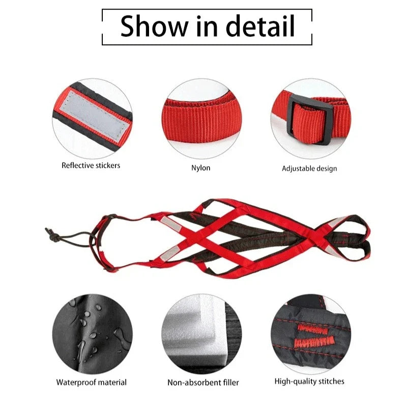 Dog Sled Harness & Weight Training Leash | Husky Scooter