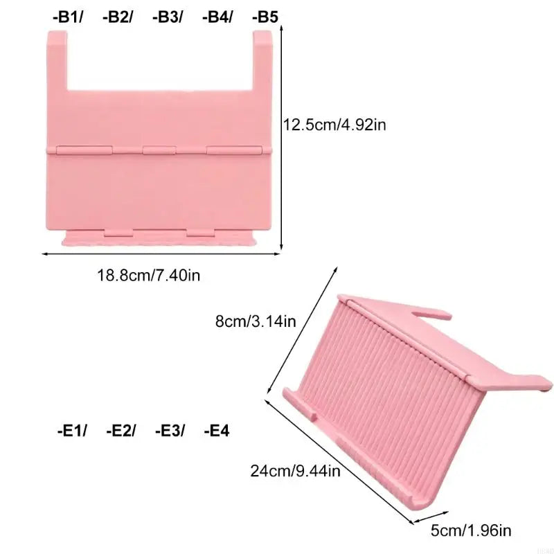 Folding Mahjong Tile Rack Stand – Plastic Hinged Organizer