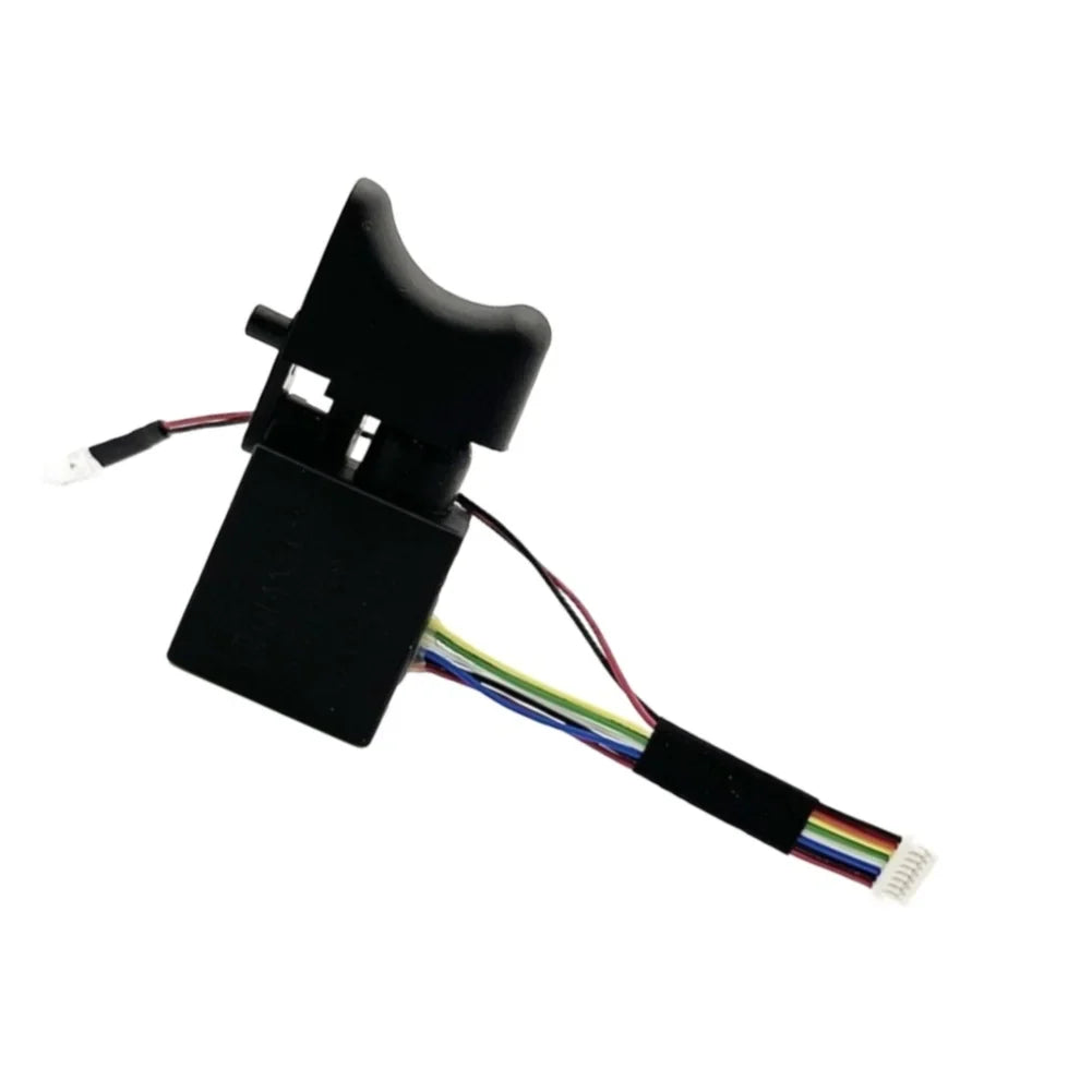 12V 16.8V Brushless Cordless Drill Trigger Switch with LED 8 Wire