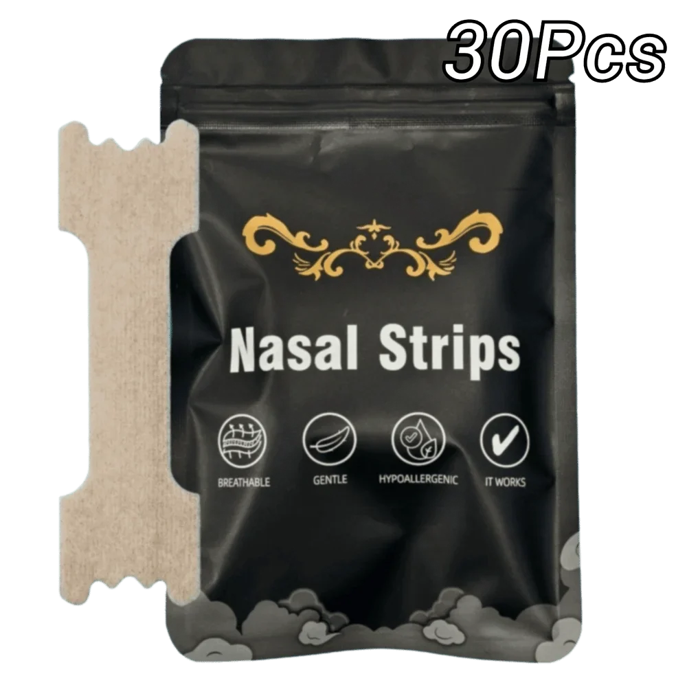 Hypoallergenic Nasal Strips for Better Sleep | 10 or 30 Pcs