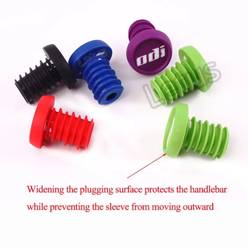 ODI Handlebar End Plugs for MTB BMX – Rubber Bar Caps