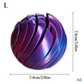 3D Printed Twistsphere Fidget Ball – Rotating Gear Flow Toy